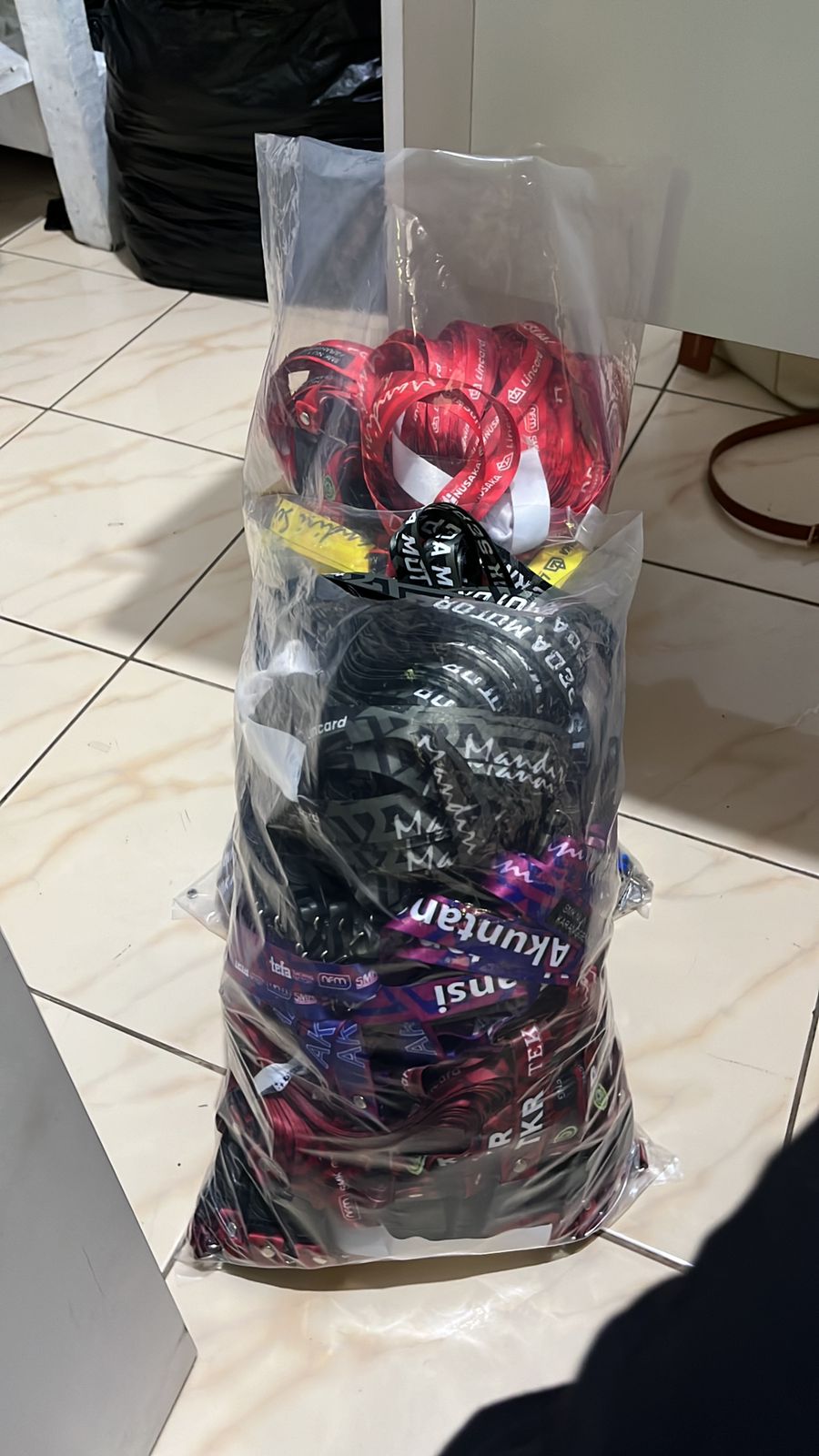 Hasil Cetakan Lanyard Batch awal