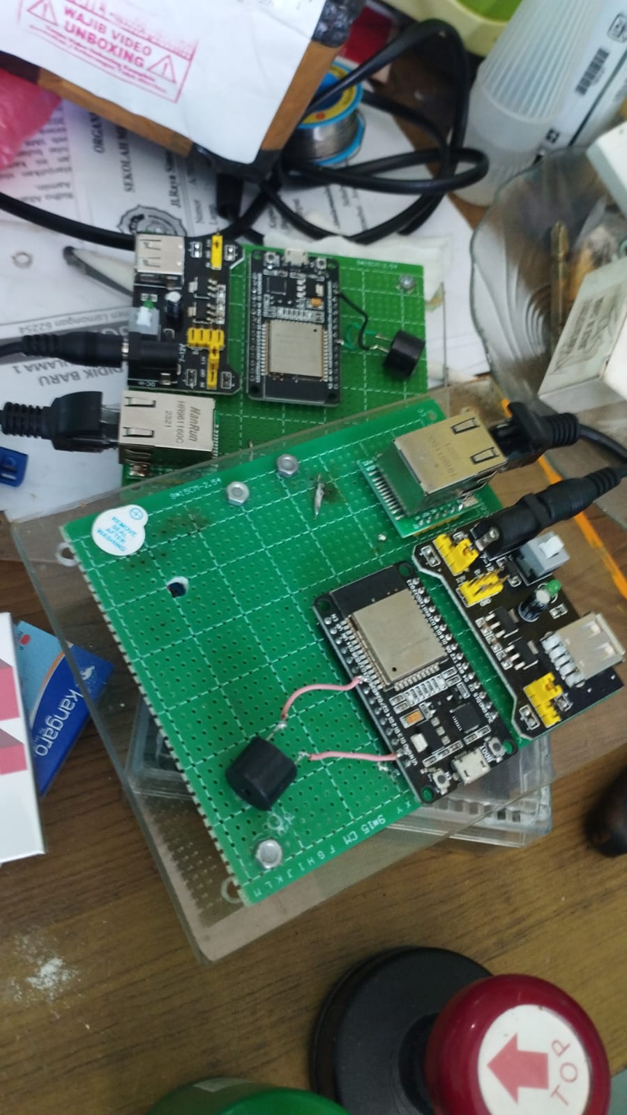 Percobaan PCB Dot Matrix